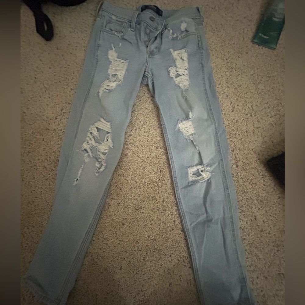 low rise hollister jeans
